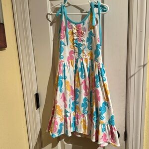 Summer seahorse dress